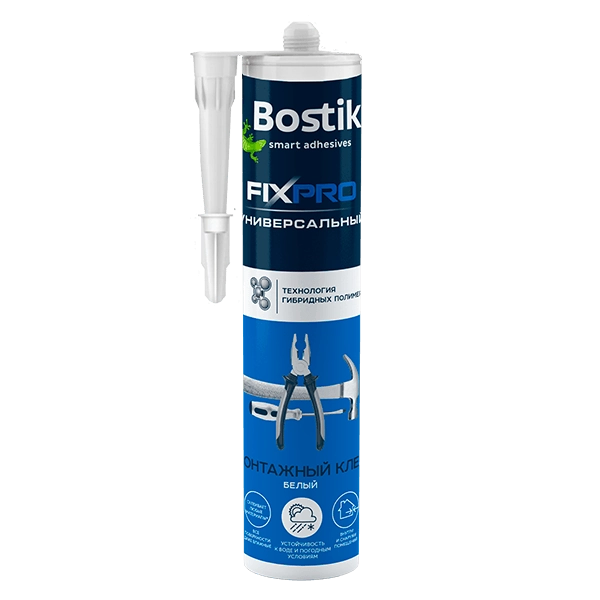 Купить жидкие гвозди Bostik Fixpro Универсальный белый Омск