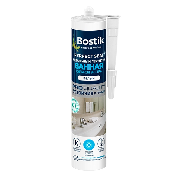 Купить силиконовый герметик Bostik Perfect Ванная Силикон Экстра Омск