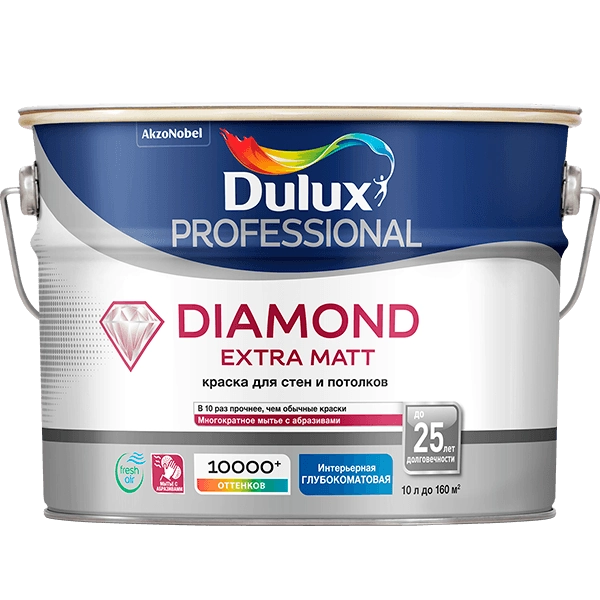 Купить краска износостойкая Dulux Diamond Extra Matt Омск