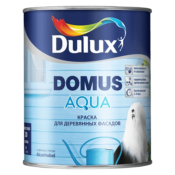 Купить краска для фасада Dulux Domus Aqua Омск