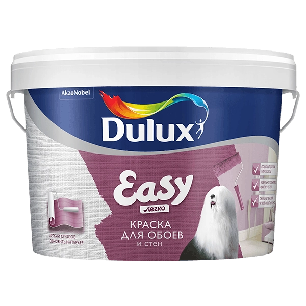 Купить краска для обоев Dulux Easy Омск