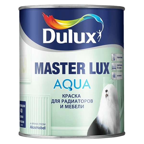 Купить краска для радиаторов Dulux Master Lux Aqua Омск