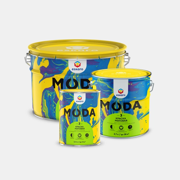 Купить Eskaro Moda 3 в Омске матовая интерьерная краска