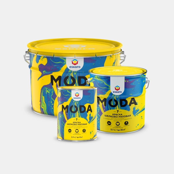 Матовая интерьерная краска Eskaro Moda 7 в Омске