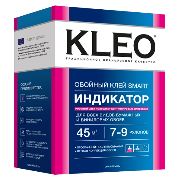 Купить клей для обоев Kleo Smart 45 Индикатор Омск