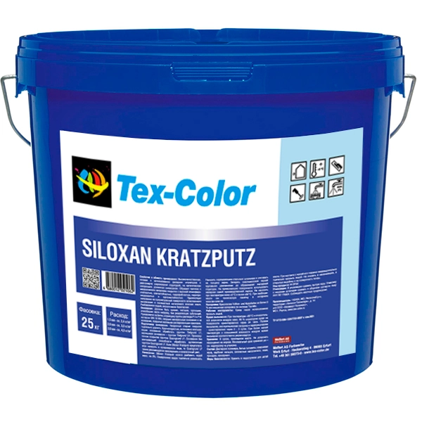 Купить штукатурка Tex-Color Siloxan Kratzputz Омск