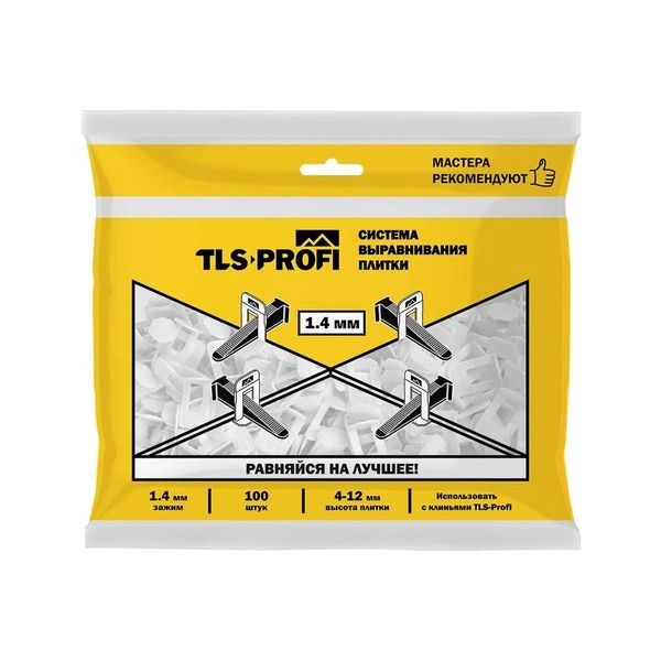 Купить TLS-Profi для выравнивания плитки,  шов 1,4мм  Толщина плитки 4-12 мм в Омске