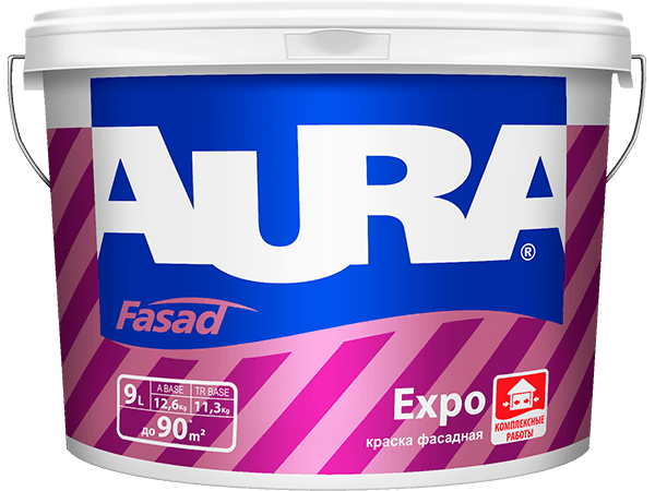 Купить краску для фасада Aura Fasad Expo в Омске