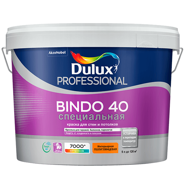 Купить краску для стен Dulux Bindo 40 Омск