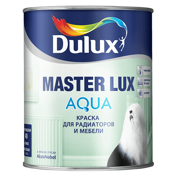 Купить краска для радиаторов Dulux Master Lux Aqua Омск