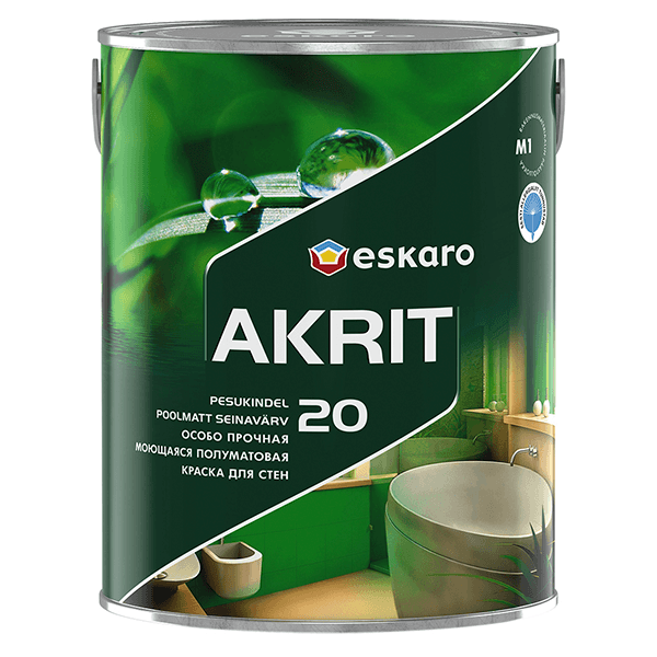 Купить краска интерьерная Eskaro Akrit 20 в Омске