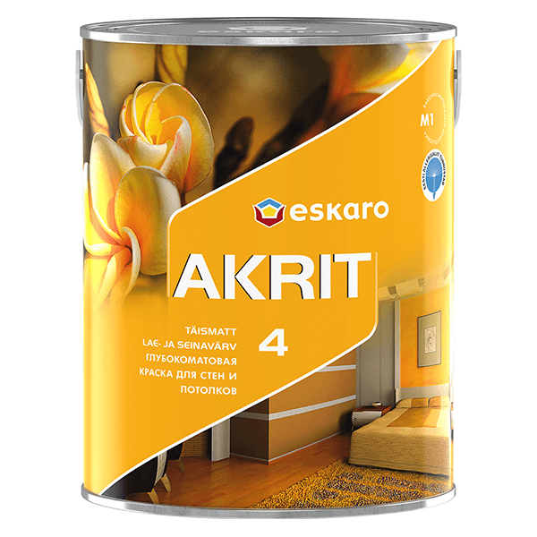 Купить краска интерьерная Eskaro Akrit 4 в Омске