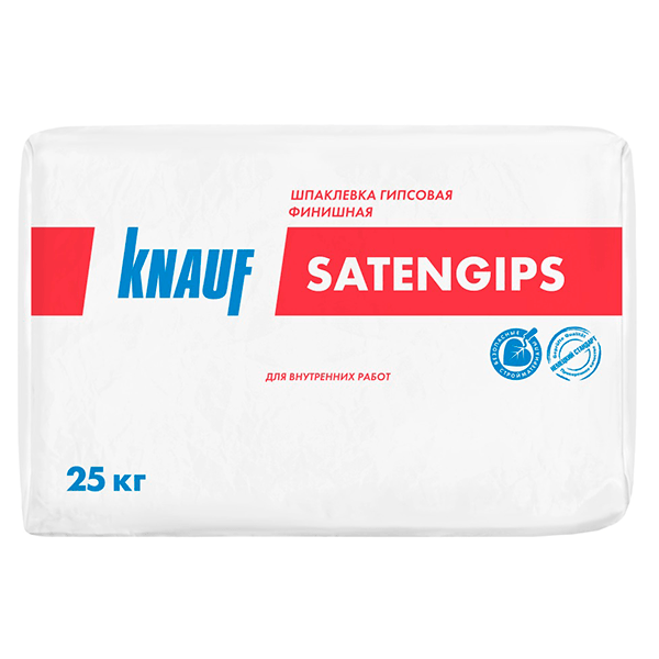 Шпаклевка гипсовая финишная Кнауф Satengips Омск