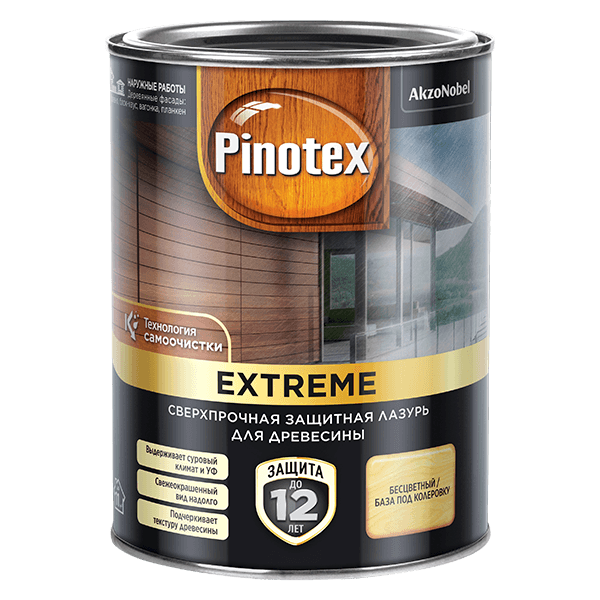 Купить лазурь для дерева Pinotex Extreme Омск