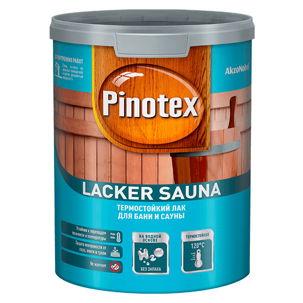 Купить лак для дерева Pinotex Lacker Sauna Омск