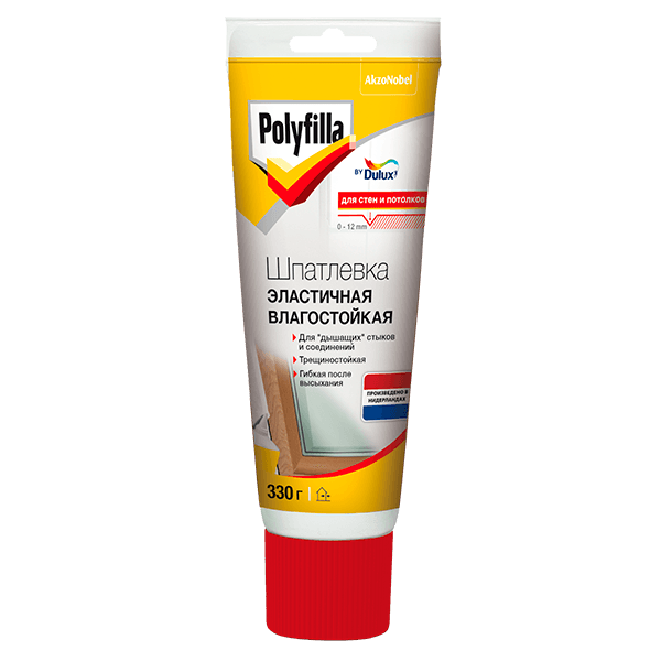 Шпаклевка эластичная влагостойкая Polyfilla Омск