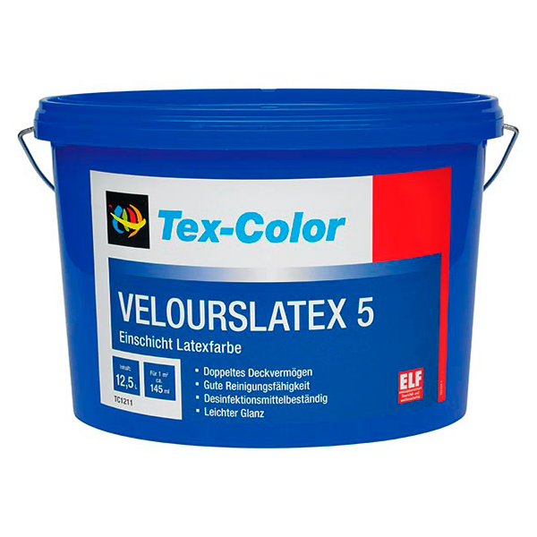 Купить краска интерьерная Tex-Color Velourslatex 5 Омск