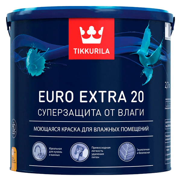 Купить краска Tikkurala Euro Extra 20 Омск